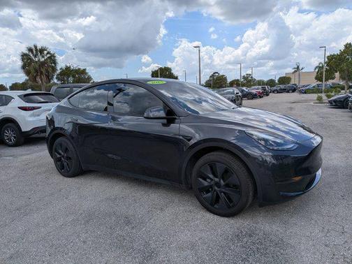 Stealth Grey 2025 Tesla Model Y Long Range Dual Motor Rear-Wheel Drive