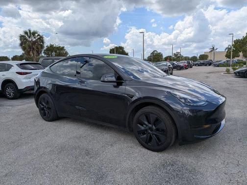 Stealth Grey 2025 Tesla Model Y Long Range Dual Motor Rear-Wheel Drive