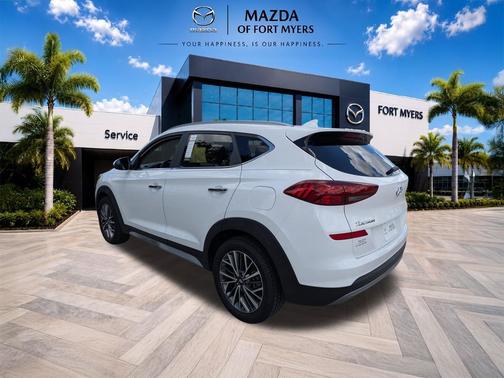 Dazzling White 2019 Hyundai TUCSON Limited