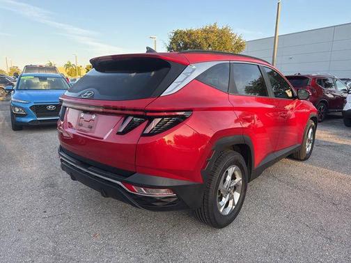 Calypso Red 2022 Hyundai TUCSON SEL