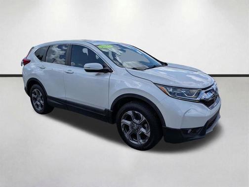 White Diamond Pearl 2017 Honda CR-V EX-L
