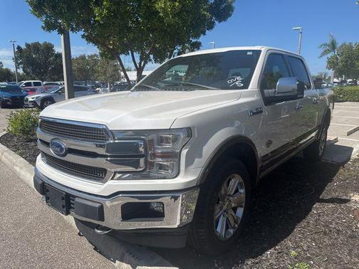 WHITE PLATINUM METALLIC TC 2019 Ford F-150 King Ranch