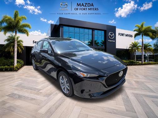 Jet Black Mica 2026 Mazda Mazda3 FWD w/Preferred Package