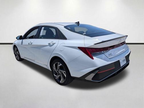 Serenity White 2025 Hyundai ELANTRA HEV SEL Sport