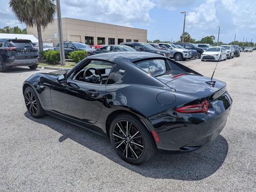 Jet Black Mica 2024 Mazda MX-5 Miata RF Grand Touring