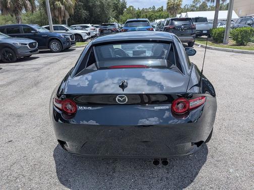 Jet Black Mica 2024 Mazda MX-5 Miata RF Grand Touring