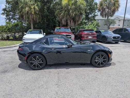 Jet Black Mica 2024 Mazda MX-5 Miata RF Grand Touring