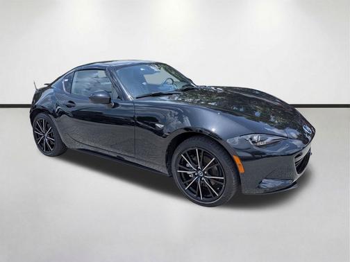 Jet Black Mica 2024 Mazda MX-5 Miata RF Grand Touring