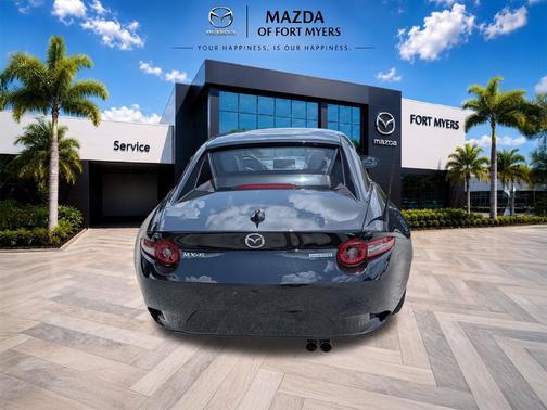 Jet Black Mica 2024 Mazda MX-5 Miata RF Grand Touring