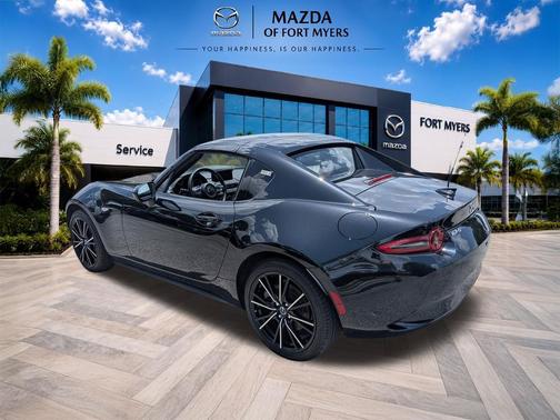 Jet Black Mica 2024 Mazda MX-5 Miata RF Grand Touring
