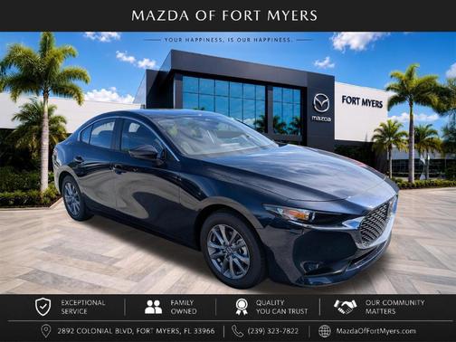 Deep Crystal Blue Mica 2026 Mazda Mazda3 FWD