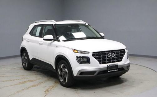 White 2025 Hyundai VENUE SEL