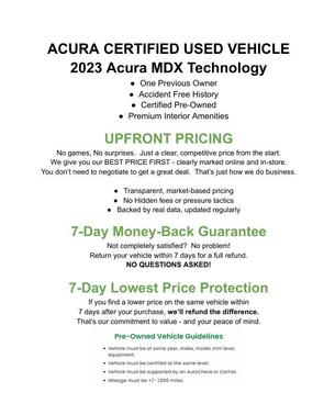 2023 Acura MDX Technology Package