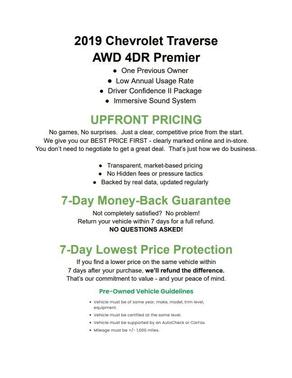2019 Chevrolet Traverse Premier