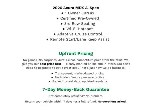 2026 Acura MDX A-SPEC