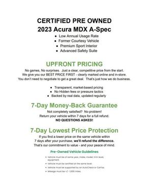 2023 Acura MDX A-SPEC