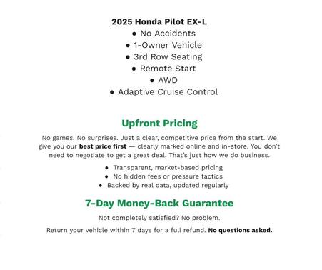 2025 Honda Pilot SPORT UTILITY