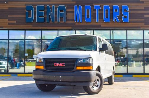 Summit White 2023 GMC Savana 3500 RWD 3500 Extended Wheelbase LS