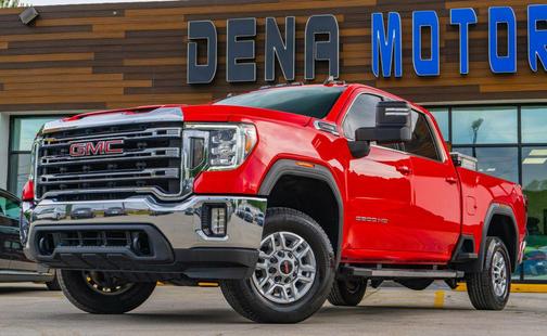 Cardinal Red 2021 GMC Sierra 2500 SLE