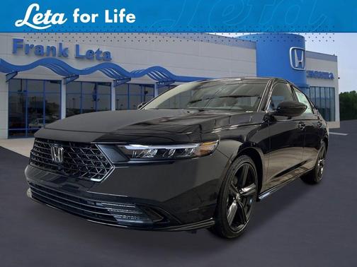 Crystal Black Pearl 2026 Honda Accord Hybrid Sport-L
