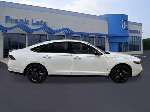 Platinum White 2026 Honda Accord Hybrid Sport-L