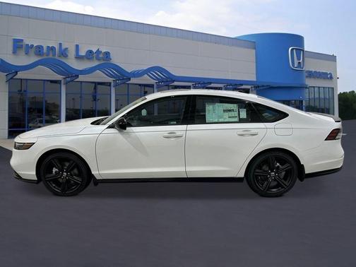 Platinum White 2026 Honda Accord Hybrid Sport-L