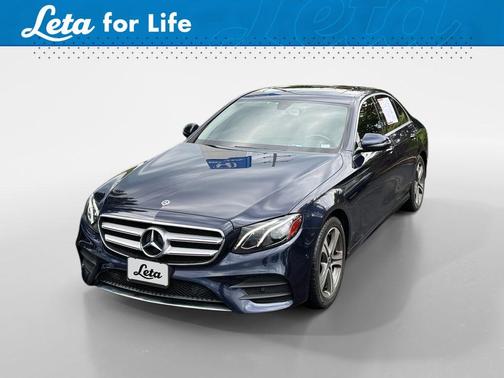 Blue 2017 Mercedes-Benz E-Class E 300