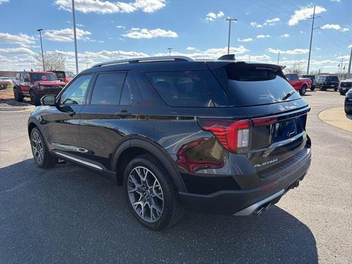 Agate Black Metallic 2025 Ford Explorer Platinum