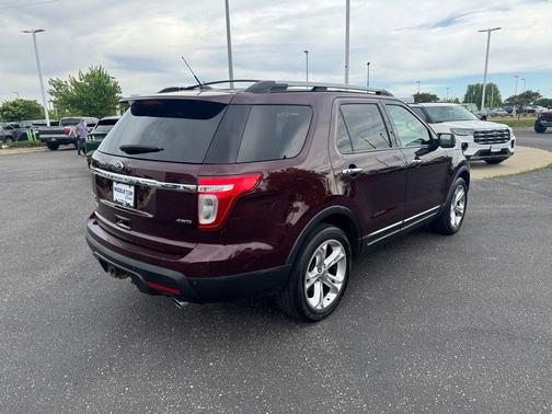 Burgundy 2011 Ford Explorer Limited
