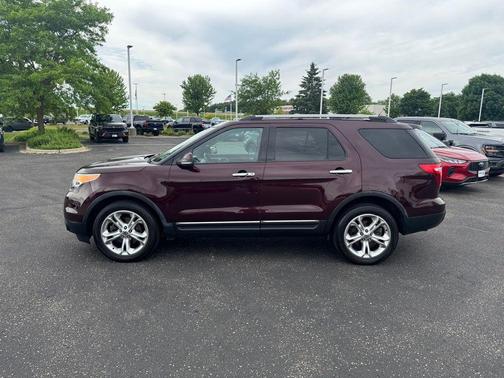 Burgundy 2011 Ford Explorer Limited