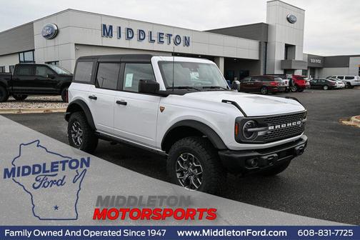 Oxford White 2025 Ford Bronco Badlands SUV
