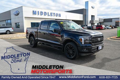 Blue 2025 Ford F-150 Lariat