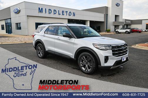 Space White Metallic 2026 Ford Explorer Active w/200A Pkg