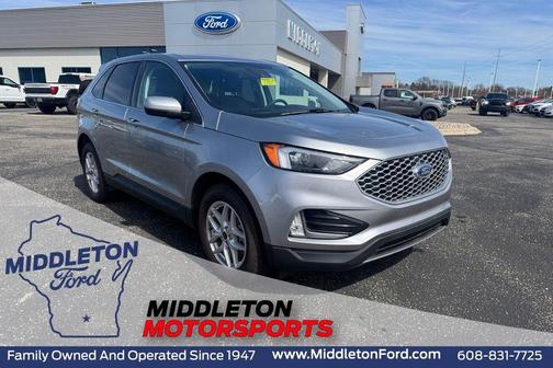 Iconic Silver Metallic 2024 Ford Edge SEL