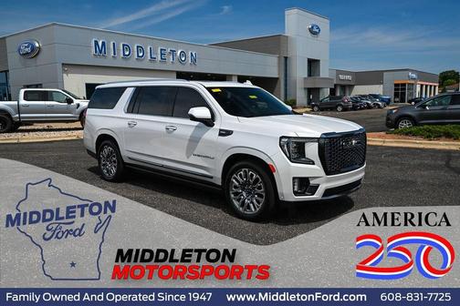 White Frost Tri-Coat 2023 GMC Yukon XL DENALI ULTIMATE