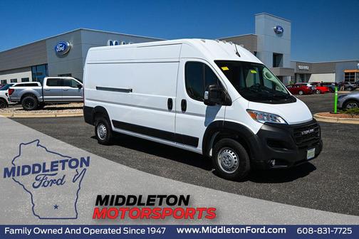 Bright White Clearcoat 2025 RAM ProMaster 3500 High Roof