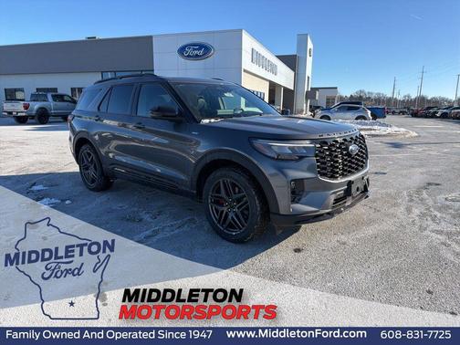 Carbonized Gray Metallic 2026 Ford Explorer ST-Line