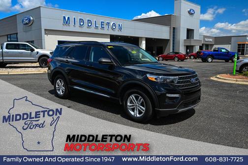 Agate Black Metallic 2024 Ford Explorer XLT