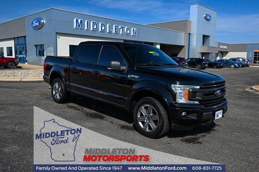 Shadow Black 2018 Ford F-150 XLT