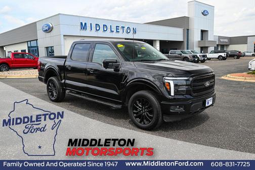 Agate Black Metallic 2025 Ford F-150 Lariat