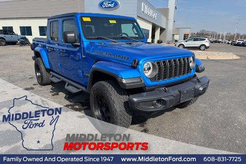 Hydro Blue Pearlcoat 2022 Jeep Gladiator Overland