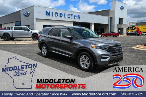 Carbonized Gray Metallic 2024 Ford Explorer XLT