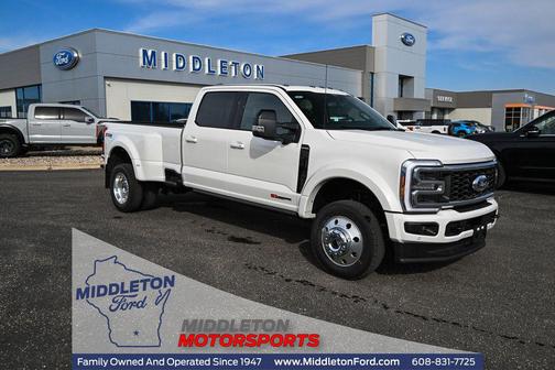 Star White Metallic Tri-Coat 2026 Ford F-450 Platinum Truck