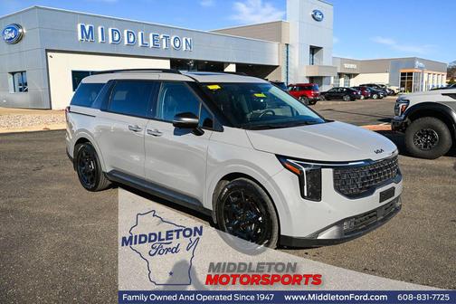 Ceramic Silver 2025 Kia Carnival SX Prestige Passenger Van