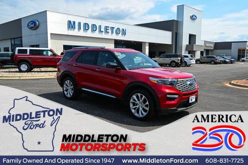 RAPID RED MET TINTED CC 2022 Ford Explorer PLATINUM