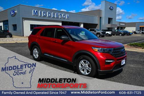 Rapid Red Metallic Tinted Clearcoat 2020 Ford Explorer XLT