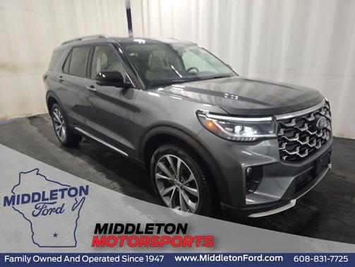 Carbonized Gray Metallic 2025 Ford Explorer Platinum