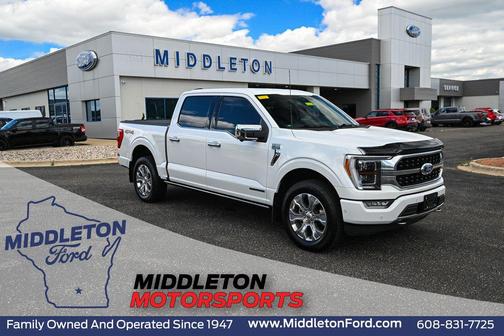Star White Metallic Tri-Coat 2022 Ford F-150 Platinum