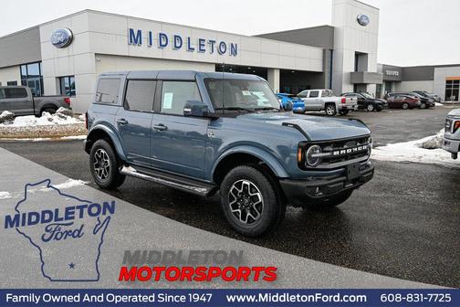 Azure Gray Metallic Tri-Coat 2025 Ford Bronco Outer Banks SUV
