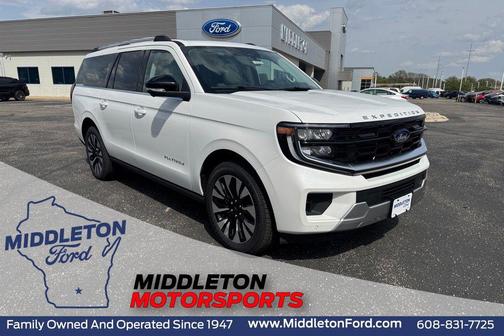 Star White Metallic Tri-Coat 2026 Ford Expedition Max Platinum